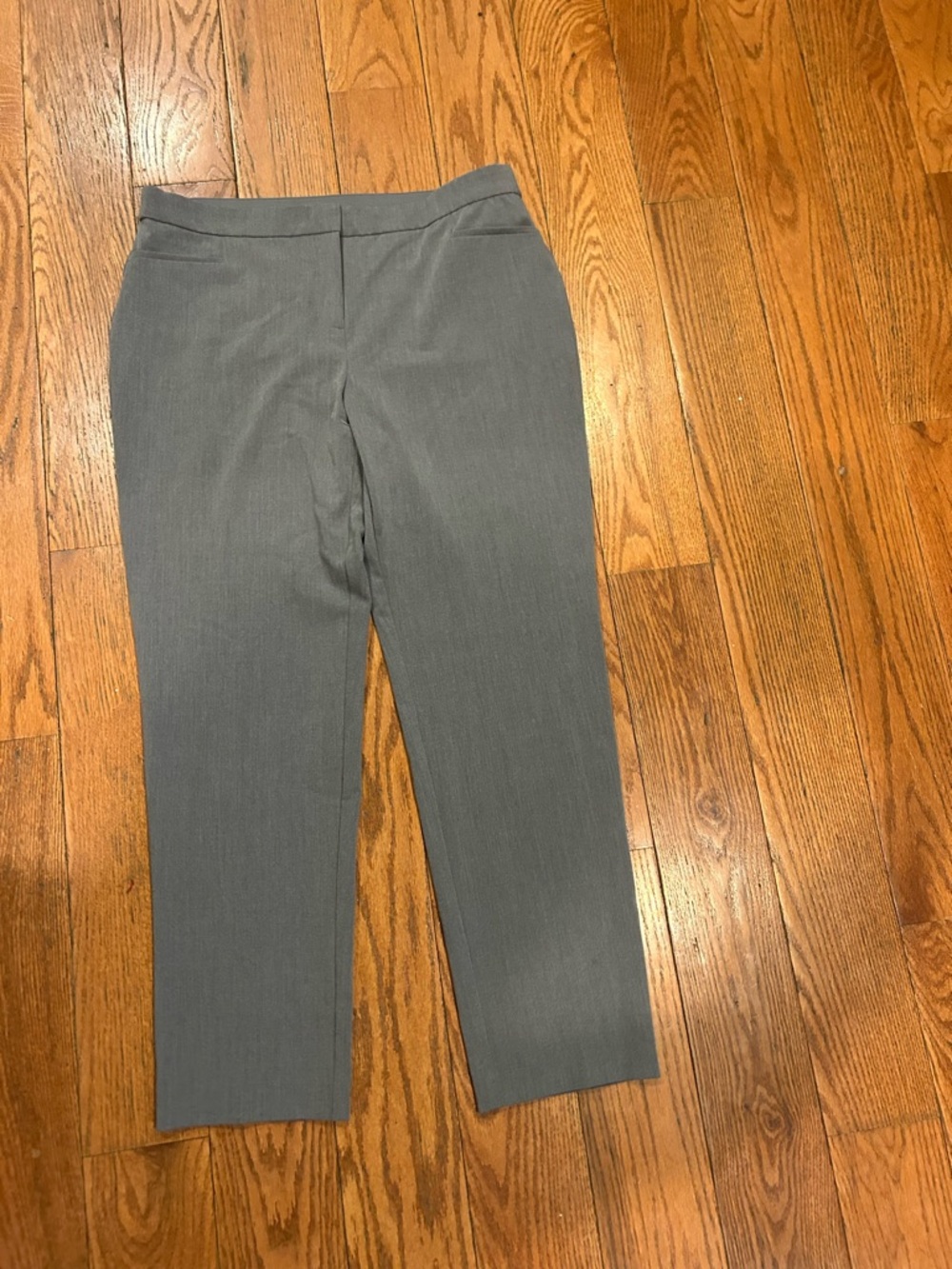 Alfani Heather Gray Dress Pants Womens 16 Elastic Waist